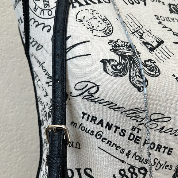 Preowned Laurel Way Carsen Black Saffiano Leather Cross Body Bag - Picture 7 of 10